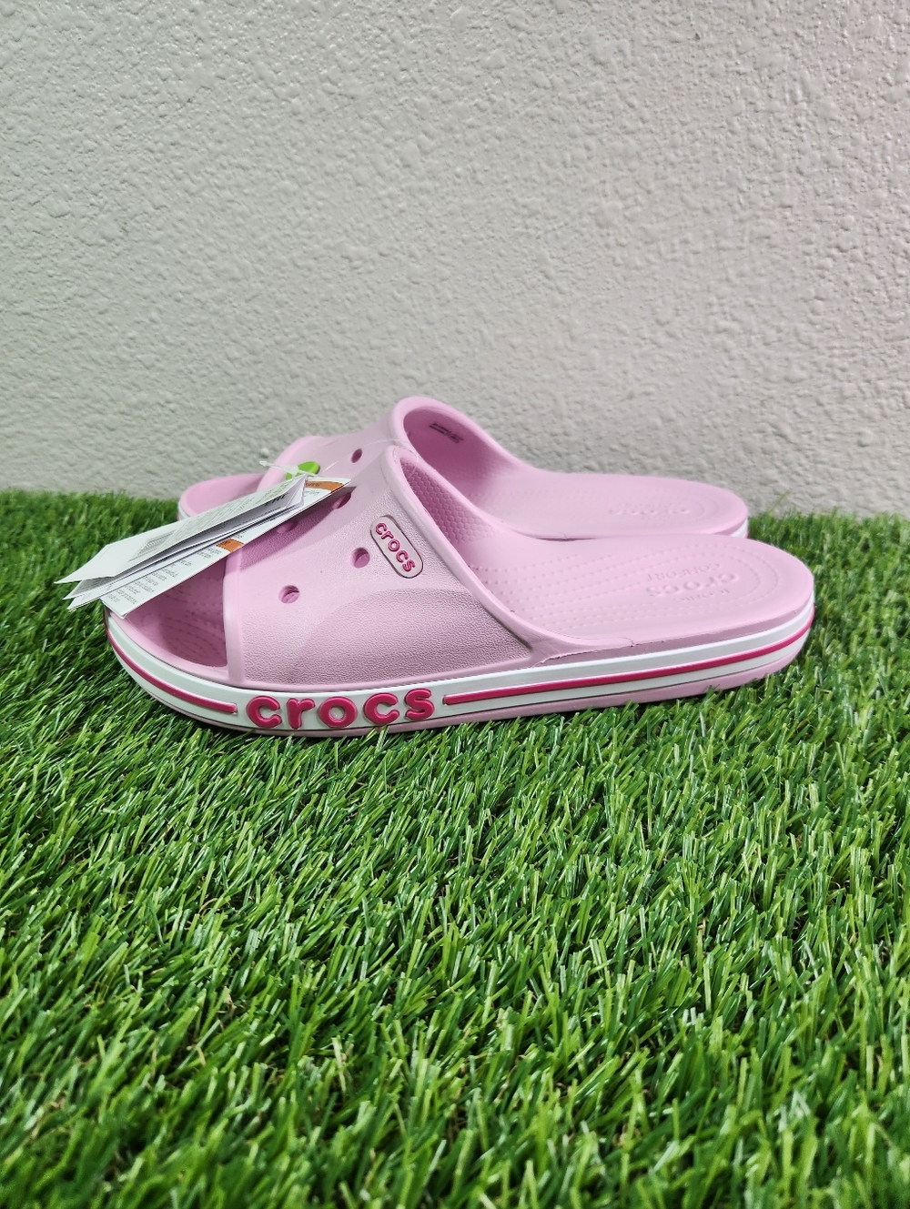 Crocs Bayaband Slide. 205392-6TG. Womens Size 8 New With Tag’s. Pink